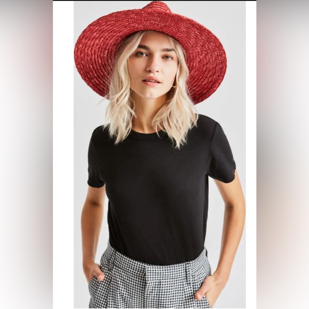 Brixton JOANNA Festival Wheat Hat Phoenix LAVA HOT Red X Small 50+ UPF LIKE NEW